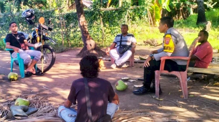 Polisi Sambang Warga Bandona Jaga Kamtibmas Desa