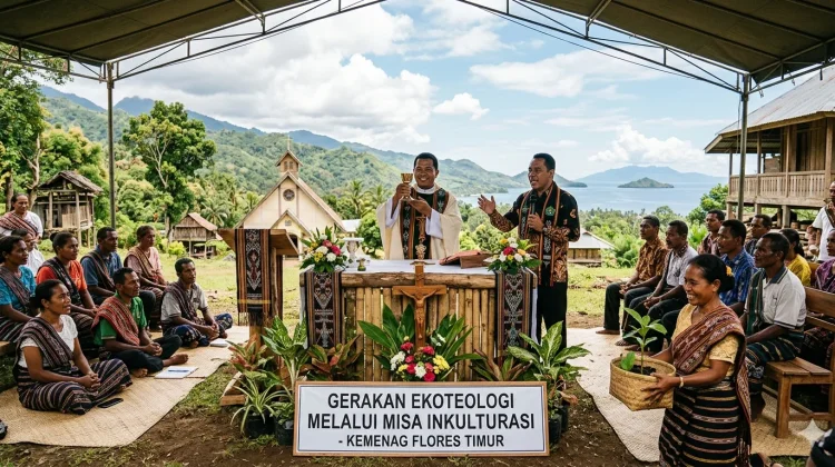 Kemenag Flores Timur Dorong Gerakan Ekoteologi lewat Misa Inkulturasi