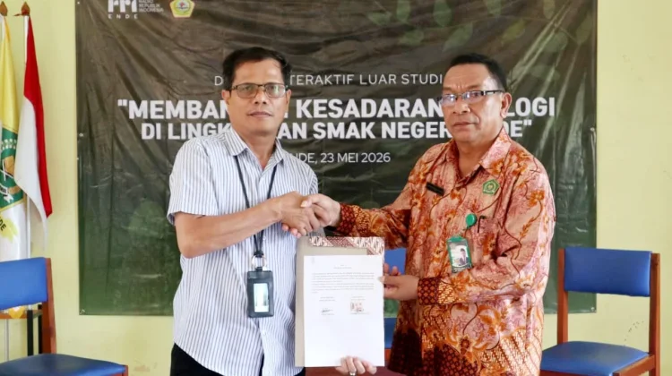 SMAK Negeri Ende dan RRI Ende Teken Kerja Sama Informasi Pendidikan