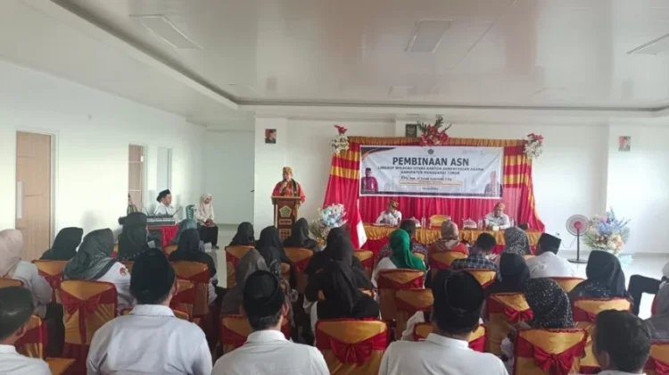 ASN Kemenag Manggarai Timur Ikuti Pembinaan Penguatan Integritas dan Disiplin