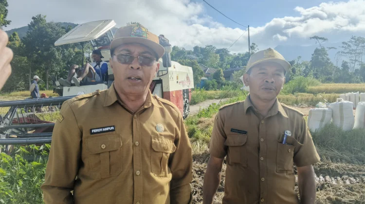 Ferdy Ampur Optimis Combine Harvester Tingkatkan produksi Panen Petani