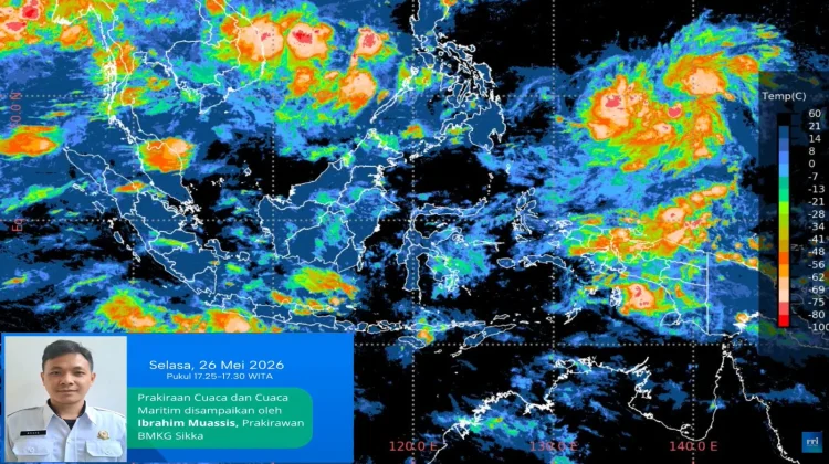 BMKG Prediksi Cuaca Cerah Berawan Wilayah Sikka Besok