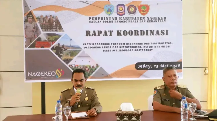 Satpol PP Nagekeo Susun Strategi Ketertiban Umum