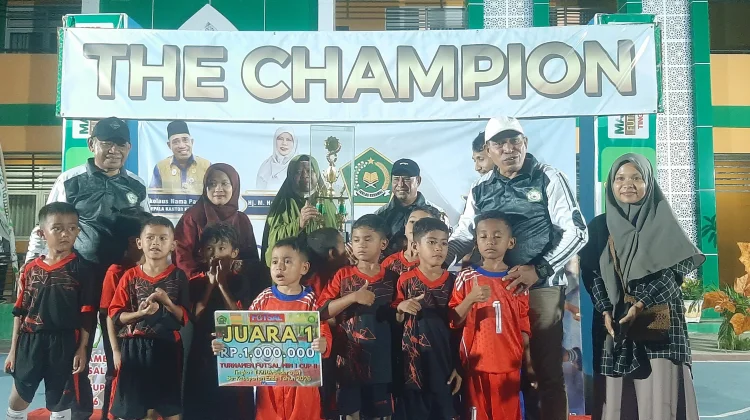 RA Nurul Hidayah Raih Juara Pertama Turnamen Futsal MIN 1 Cup II 2026