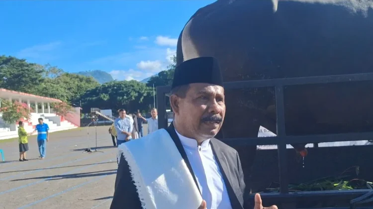 Jamaah Masjid Baitussalam Ende Sampaikan Terima Kasih kepada Bupati dan Presiden