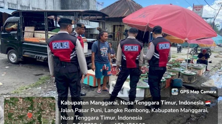 Patroli Kota Sat Samapta Polres Manggarai Jaga Ruteng Tetap Aman Kondusif