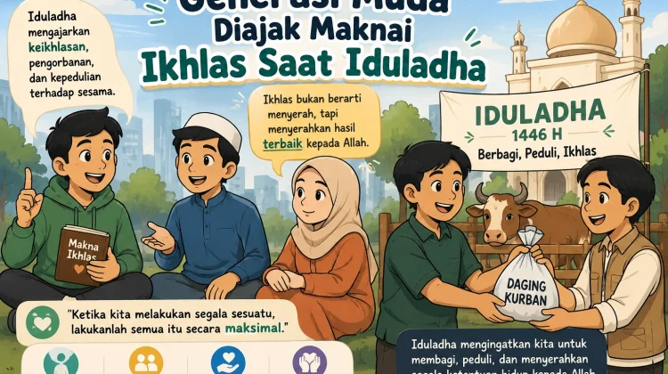 Generasi Muda Diajak Maknai Ikhlas saat Iduladha