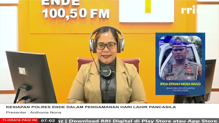Polres Ende Ajak Warga Cegah Hoaks Pancasila Bersama