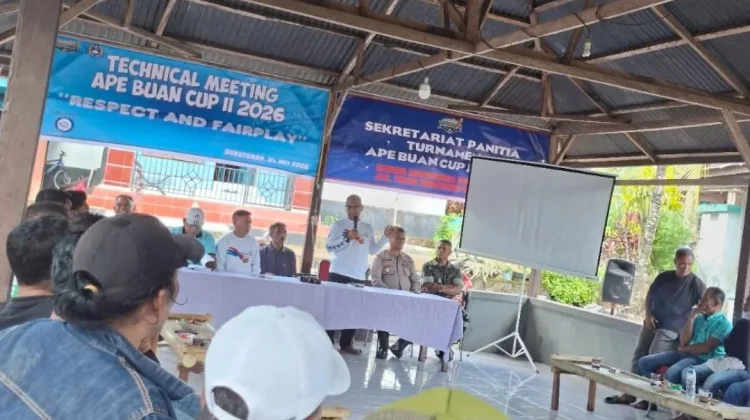 Ape Buan Cup 2 Segera Bergulir, Babinsa Ingatkan Pentingnya Sportivitas