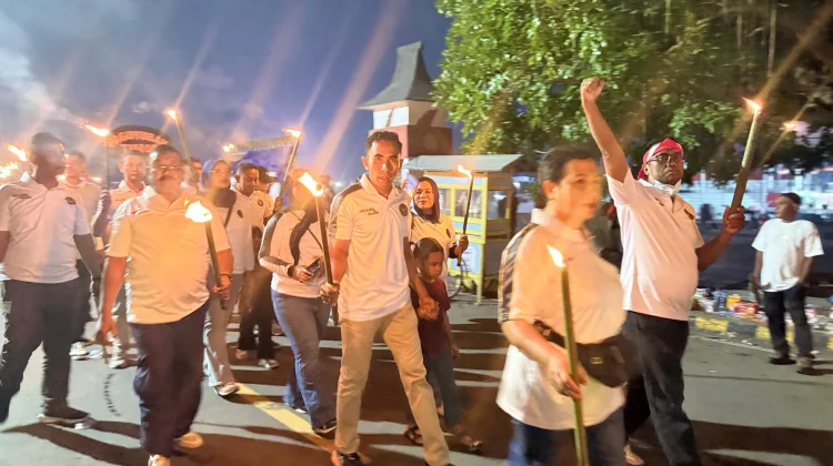 Pawai Obor Kebangsaan, Lapas Ende Perkuat Semangat Persatuan