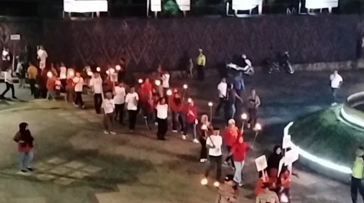 Pawai Obor Meriahkan Ende Sambut Hari Lahir Pancasila 2026