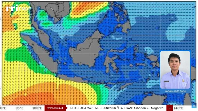 BMKG Ingatkan Gelombang Sedang di Perairan NTT