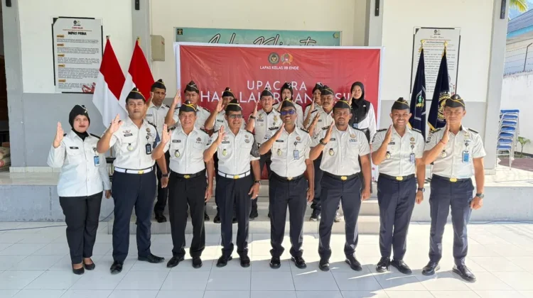 Lapas Ende Gelar Apel Kebangsaan Peringati Hari Lahir Pancasila