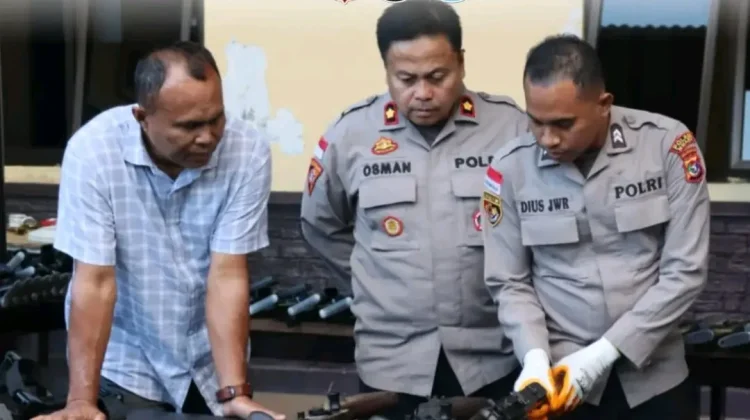 Polda NTT Periksa Senjata Api Polres Ngada