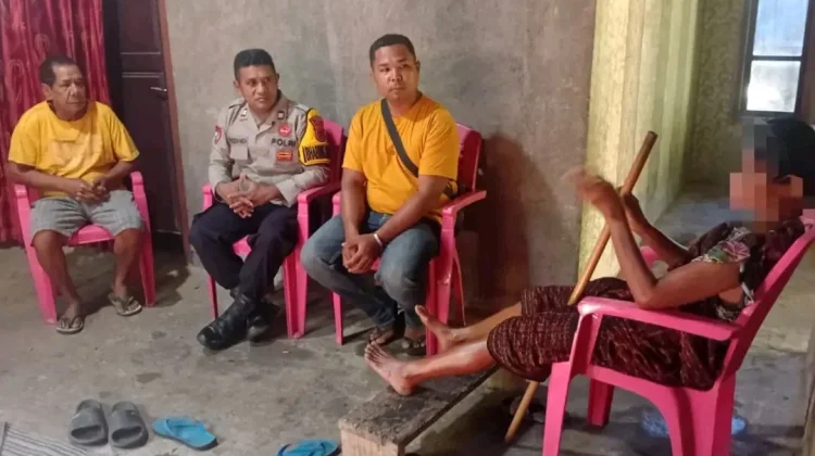 Bhabinkamtibmas Naruwolo Dampingi Korban KDRT, Utamakan Pendekatan Humanis