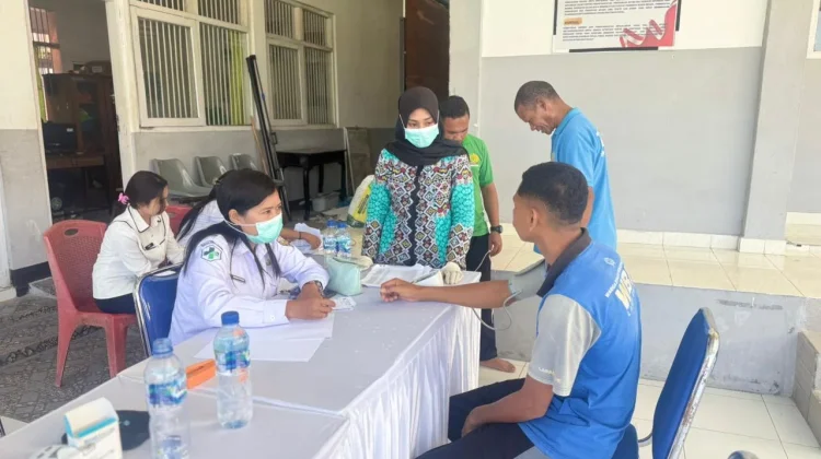 Lapas Ende Gelar Pemeriksaan Kesehatan Berkala Bagi Warga Binaan