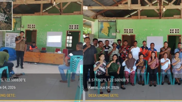 BPBD Sikka Perkuat Kesiapsiagaan lewat Sosialisasi Destana Desa