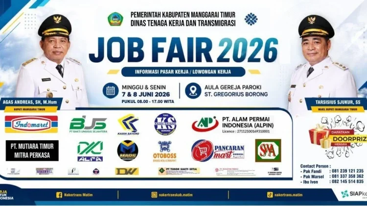 Manggarai Timur Gelar Job Fair 2026, Libatkan 17 Perusahaan