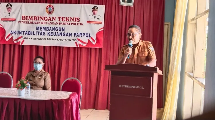Kesbangpol Ende Gelar Bimtek Keuangan Partai Politik Transparan