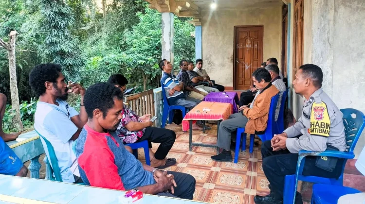 Polisi Kawal Upaya Damai Dua Dusun di Adonara Barat