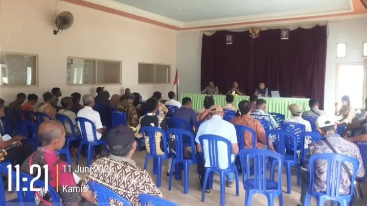 Polsek Riung Kawal Persiapan Pemekaran Kecamatan