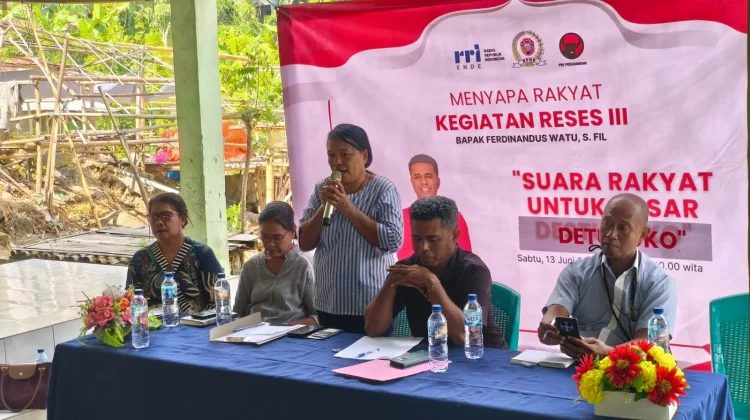 Reses Tematik Ferdinandus Watu Fokus Benahi Pasar Detusoko
