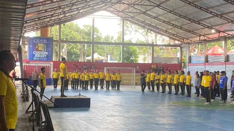 25 Tim Bersaing di Turnamen Futsal Kapolres Ende, Sambut Hari Bhayangkara ke-80
