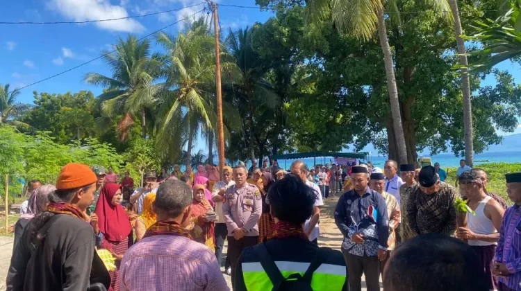 Survei Topografi Kampung Nelayan Merah Putih Digelar di Babokerong
