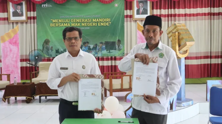 MAK Negeri Ende dan RRI Ende Jalin Kerja Sama Tingkatkan Kompetensi Siswa