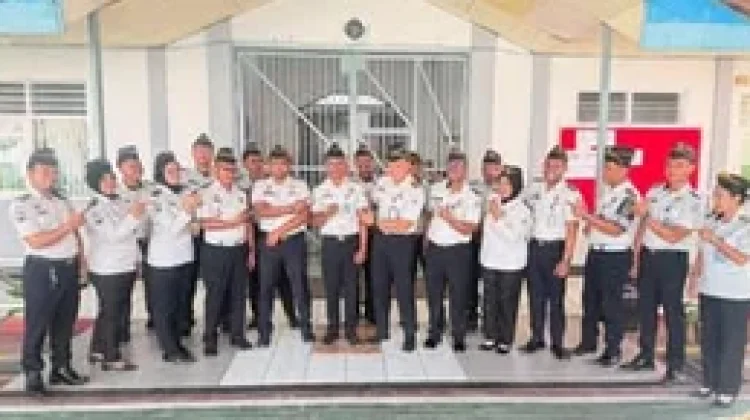 Lapas Ende Gelar Pelepasan Pejabat yang Dimutasi ke Ruteng