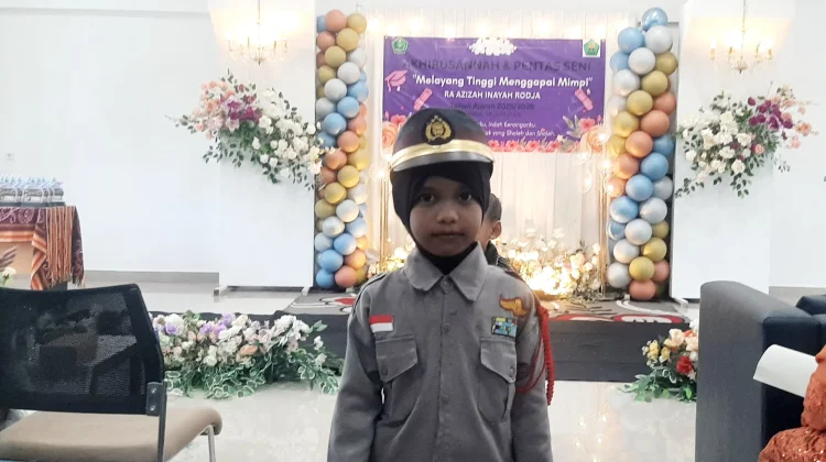 Keceriaan Belajar Berujung Haru Saat  Perpisahan  Siswa RA Azizah Inayah Rodja