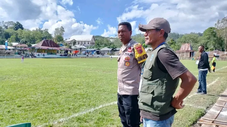 Bhabinkamtibmas Ajak Warga Sukseskan TURBO CUP IV