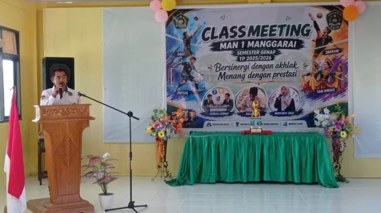 Class Meeting MAN 1 Manggarai Resmi Ditutup, Tanamkan Sportivitas dan Kebersamaan