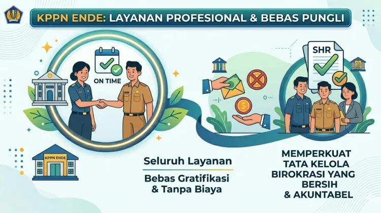 Layanan Satker di Ende Dijamin Gratis dan Bebas Gratifikasi