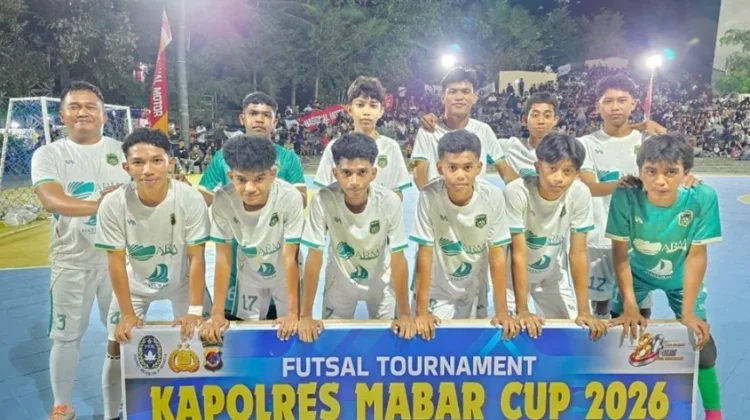 MAN Manggarai Barat Pesta Gol, Bungkam Atlas Pungu di Turnamen Futsal Kapolres