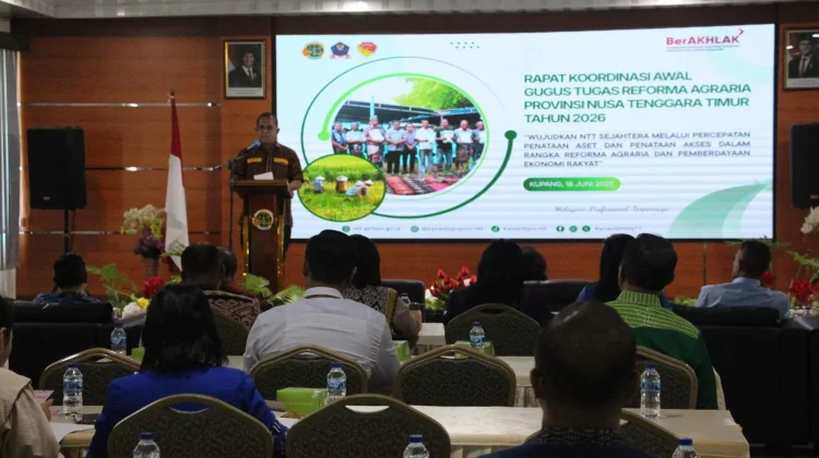Dorong Transformasi Aset, Gubernur NTT Minta Lahan Produktif Jadi Motor Ekonomi