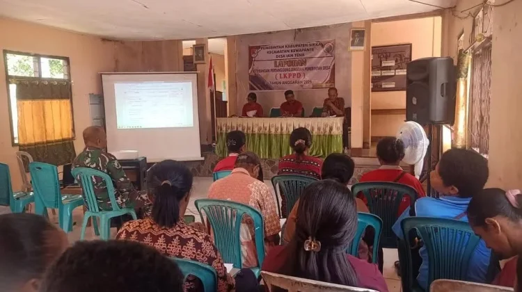 Pemdes Iantena Sampaikan LKPPD 2025, Fokus Transparansi dan Evaluasi Pembangunan
