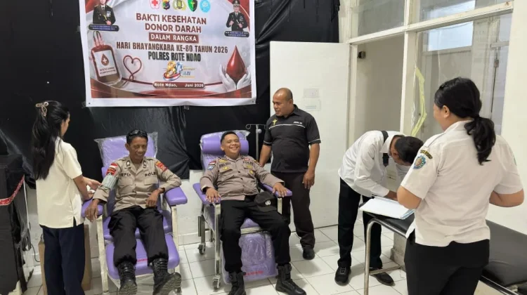 Bhakti Kesehatan Hari Bhayangkara ke-80 Polda NTT Layani 5.845 Warga