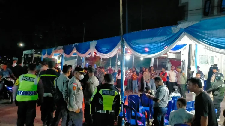 Patroli Skala Besar Polres Ende Jaga Kondusivitas Syukuran Komuni