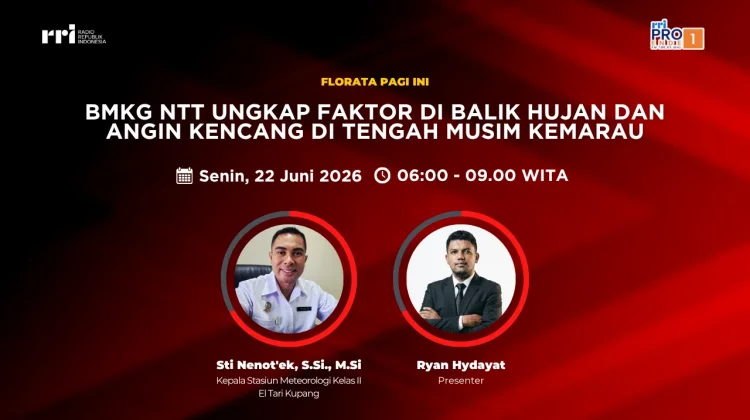 BMKG: Gelombang Kelvin dan MJO Sebabkan Hujan di NTT saat Kemarau