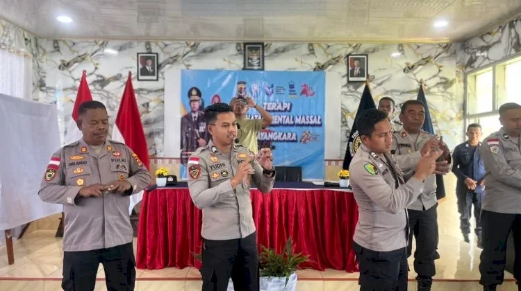 Polres Manggarai Gelar Terapi Kesehatan Mental Bagi Ratusan Warga Binaan