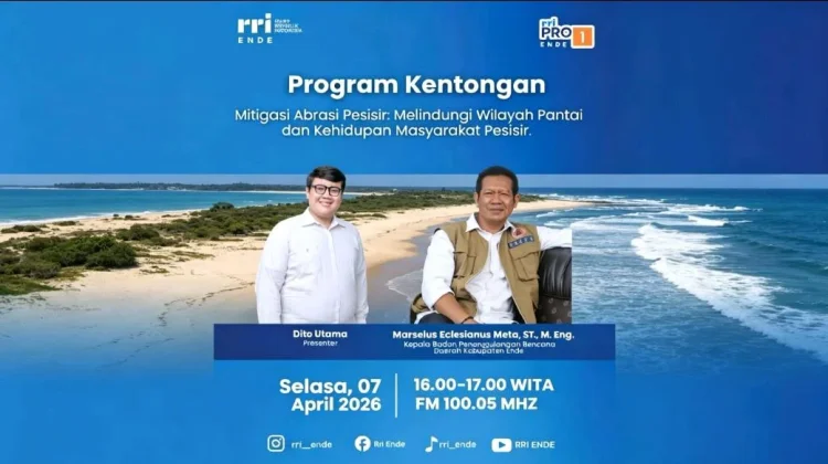 Perubahan Iklim Picu Peningkatan Abrasi Pesisir Ende