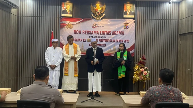 Polres Ende Gelar Doa Lintas Agama Sambut Hari Bhayangkara ke-80