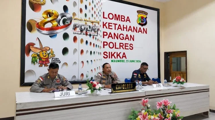Bhabinkamtibmas Sikka Tampilkan Inovasi Ketahanan Pangan lewat Lomba Video
