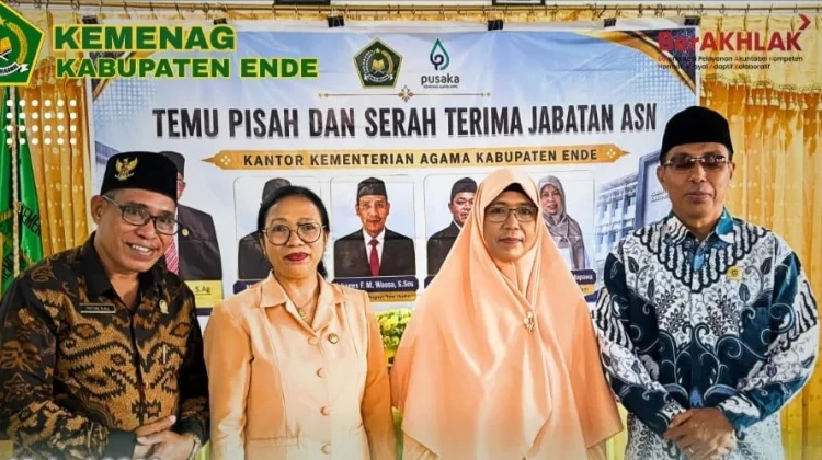 Temu Pisah Kemenag Ende, Dua Pimpinan Tinggalkan Jejak Pengabdian
