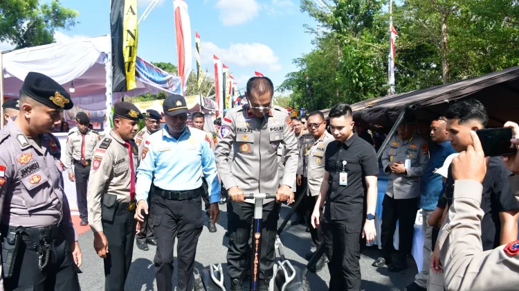 HUT Ke-80 Bhayangkara, Pameran Polri Padati Kawasan CFD Kota Kupang