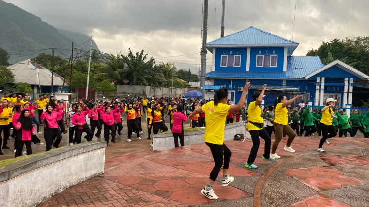 Sambut Hari Bhayangkara ke-80, Polres Ende Gelar Olahraga Bersama