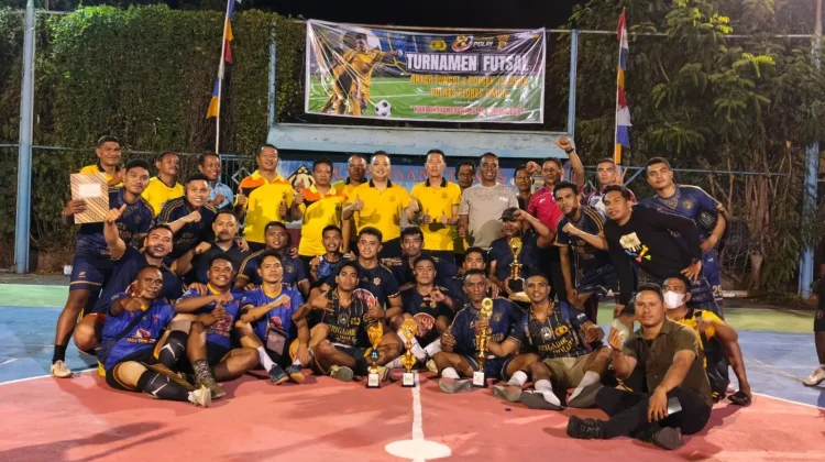 Sat Sabhara Juarai Futsal Hari Bhayangkara ke-80 Polres Flotim
