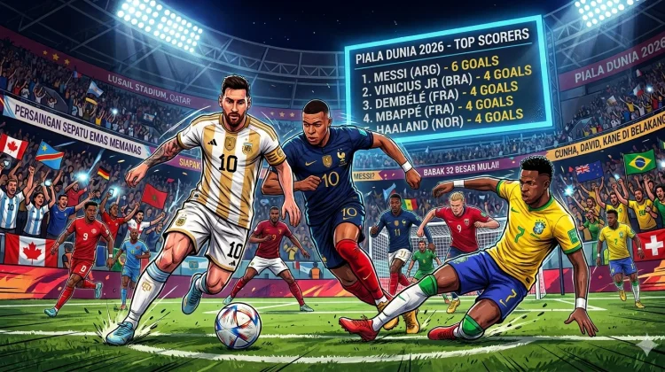 Lima Penyerang Bersaing Ketat Rebut Gelar Top Skor Piala Dunia 2026