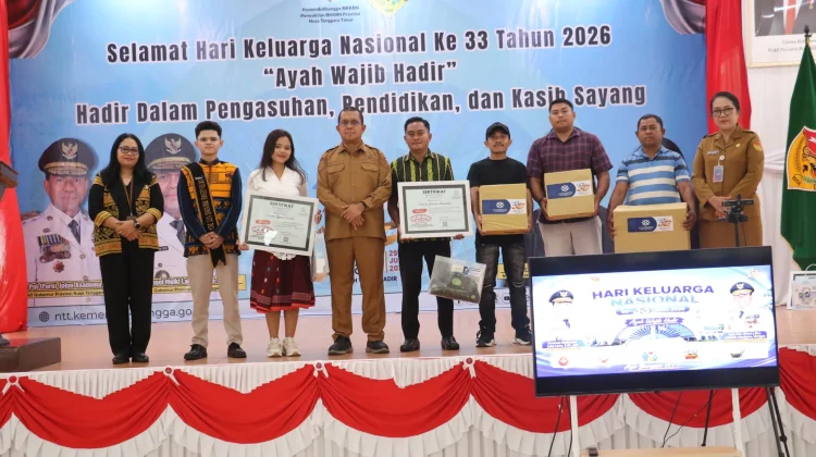 Harganas 2026, Gubernur NTT Tekankan Peran Ayah dalam Membangun Keluarga